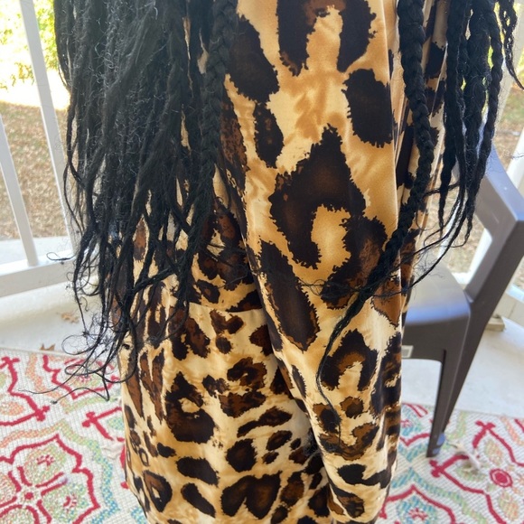 Bacci Leopard Print Stretch Cardigan Size … - Picture 4 of 10